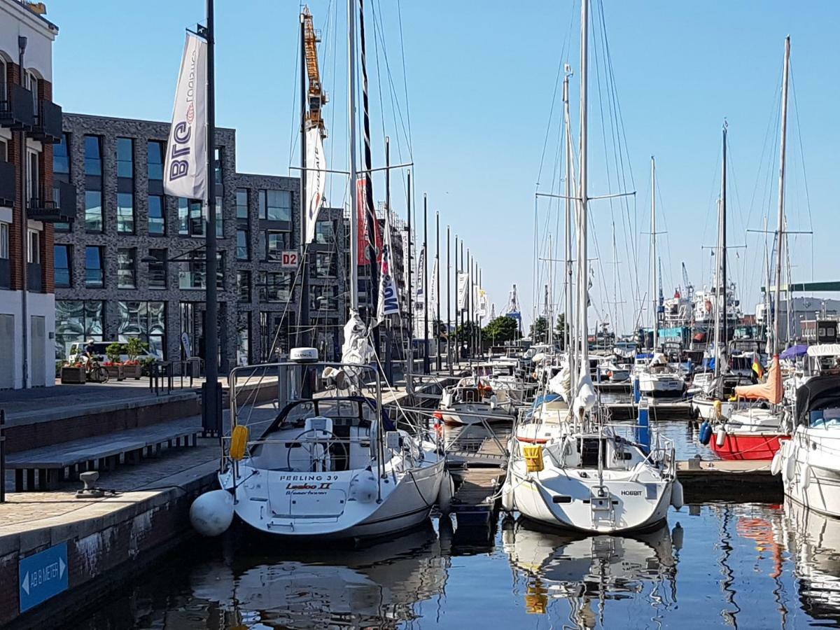 Ferienwohnung Romeike "Newport" Bremerhaven Exterior foto